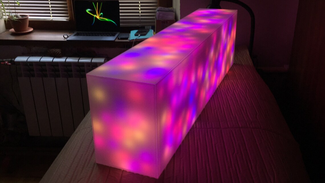 Experience Immersive Entertainment with the Giant 43" 3D LED Screen: Featuring 3 Panels of Magical Illuminations, Hundreds of Animations